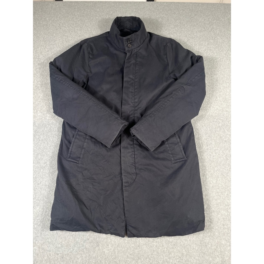 Banana Republic Mens Water Repellent Car Coat Navy Blue S/390488-00 Small